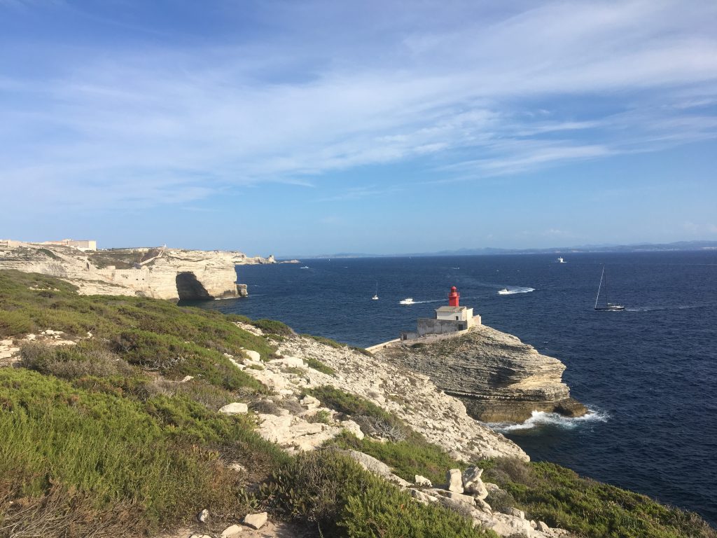 Uitzicht op Bonifacio