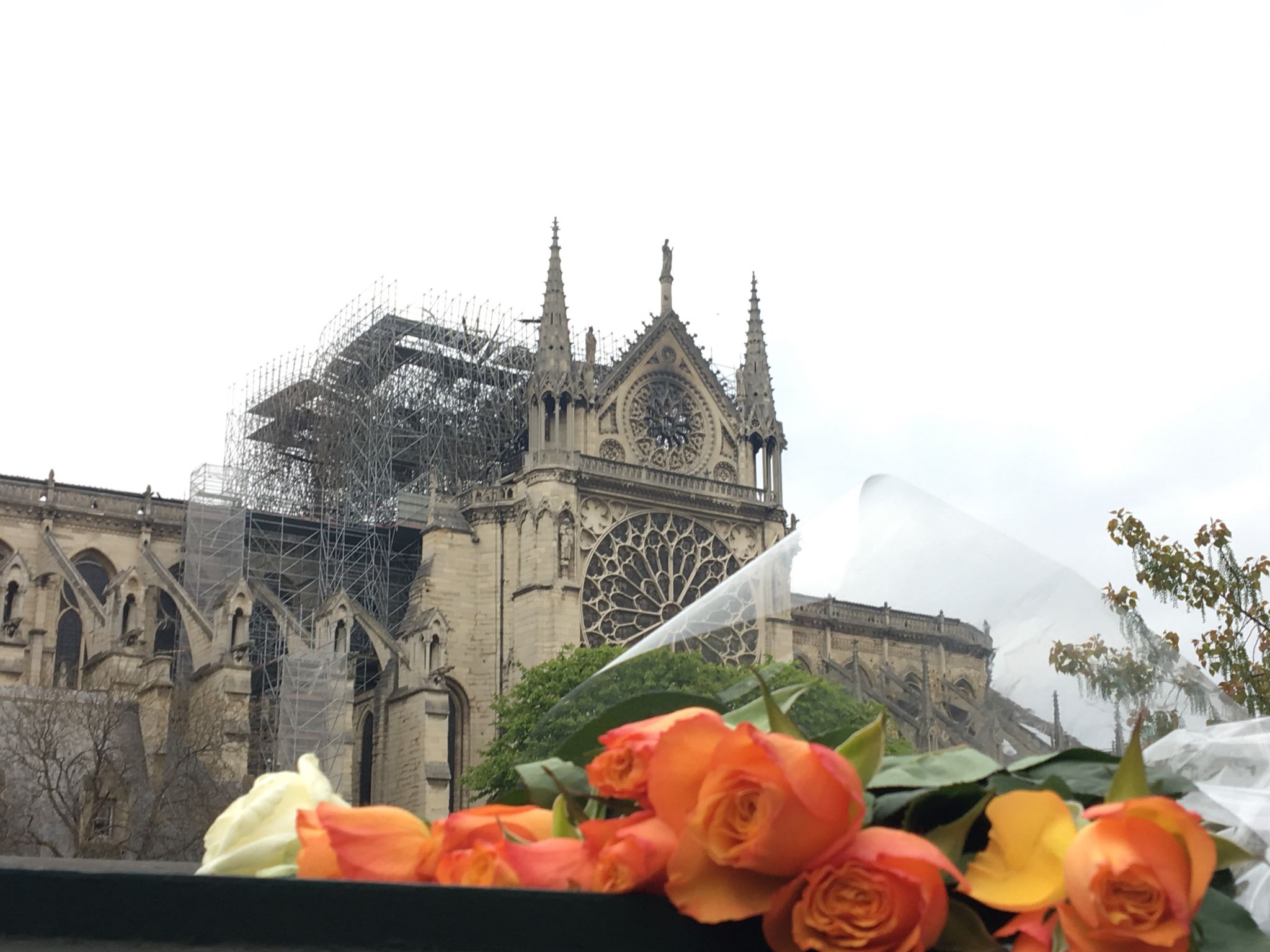 Notre Dame na de brand