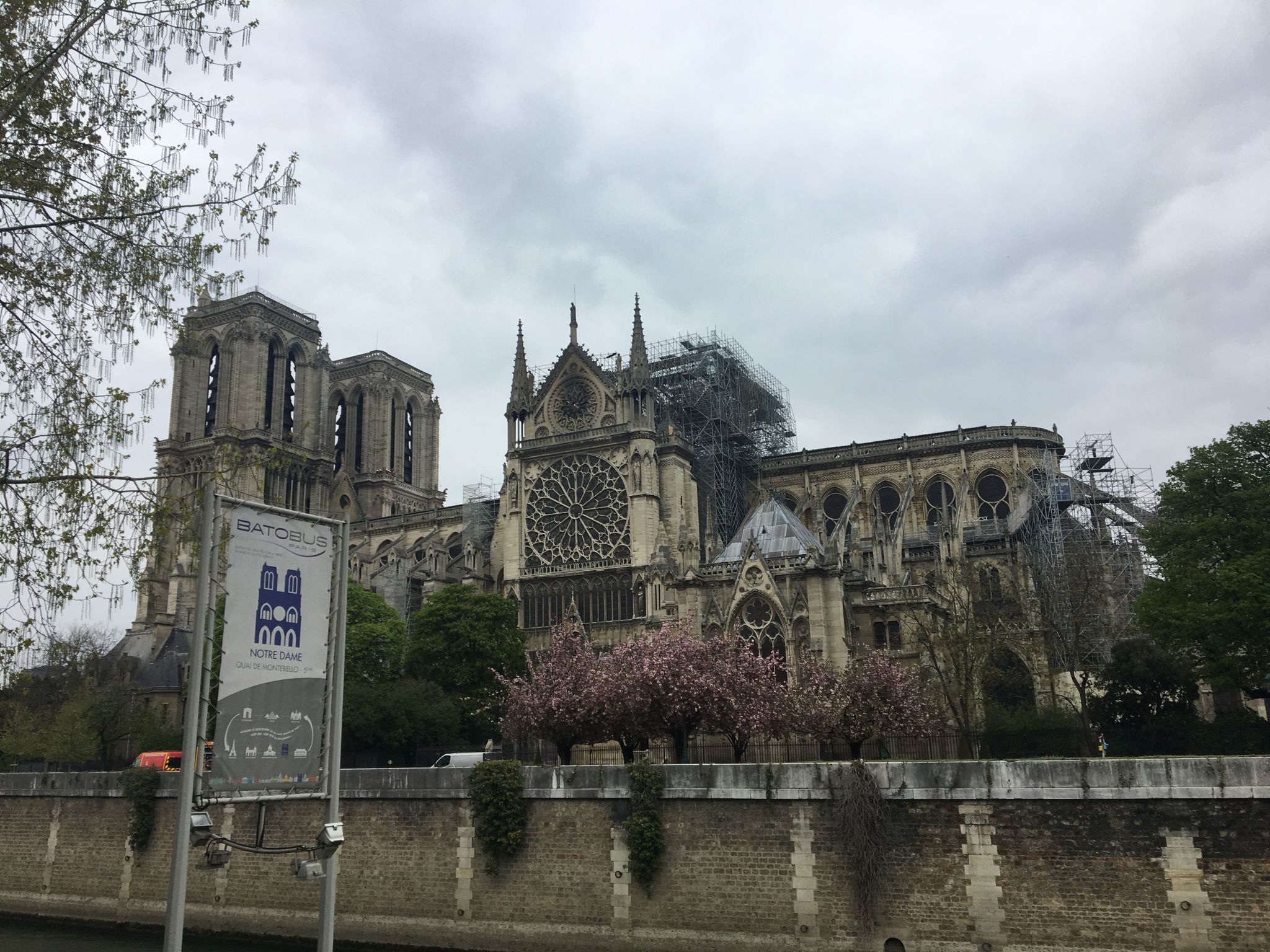 Notre Dame na de brand
