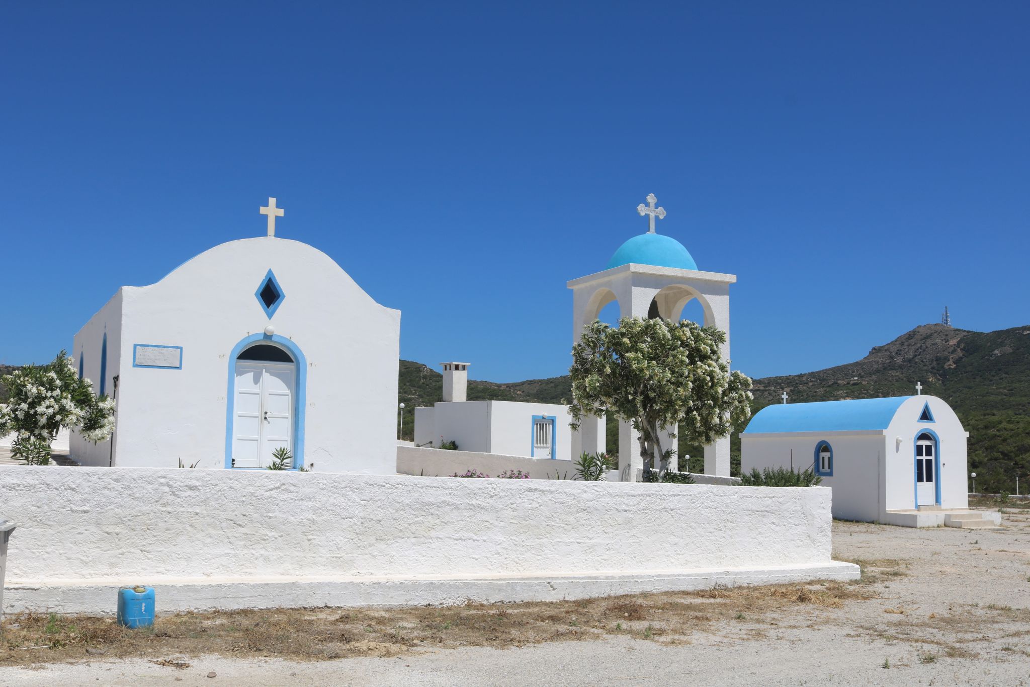 Greek blue chapel