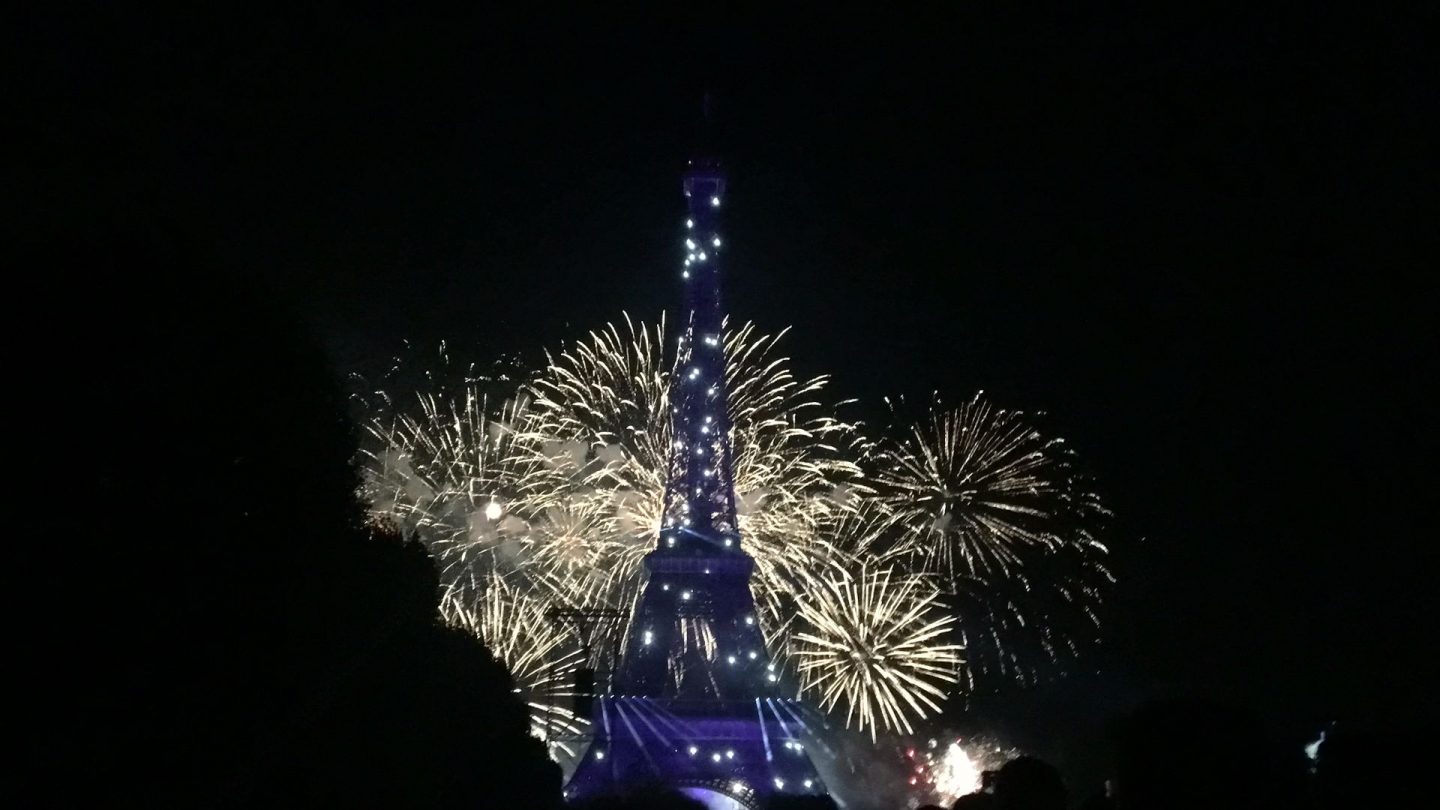 vuurwerk Eiffeltoren