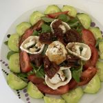 Makkelijke geitenkaas salade